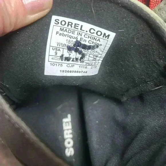 Sorel Lexie Wedge Boot - Womens, Quarry, 9 US Discontinued and hard to find - Picture 6 of 6